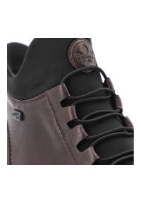 Bordowe Botki Rieker Ocieplane Buty Damskie. Okazja: na co dzień, na spacer. Kolor: czerwony. Materiał: skóra ekologiczna. Styl: casual #2