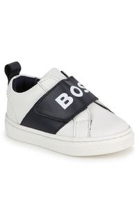 BOSS - Boss Sneakersy J50870 S Biały. Kolor: biały