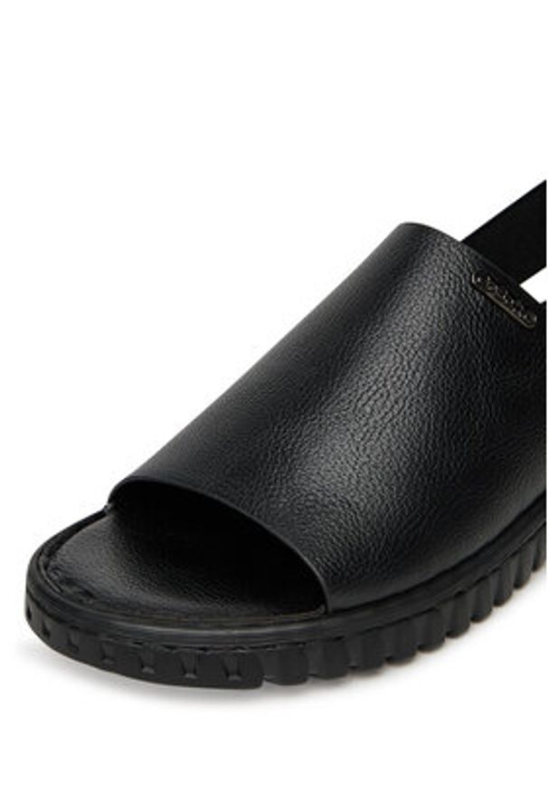 Go Soft Sandały LA319143-6 Czarny. Kolor: czarny. Materiał: materiał