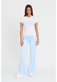 Juicy Couture - JUICY COUTURE Biały damski t-shirt Enzo Dog Crest, Rozmiar S. Kolor: czarny #2