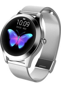 NoName - Smartwatch KW10 Srebrny (5902429902840). Rodzaj zegarka: smartwatch. Kolor: srebrny #1
