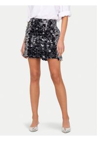 only - ONLY Spódnica mini Jadel 15336231 Szary Regular Fit. Kolor: szary. Materiał: syntetyk
