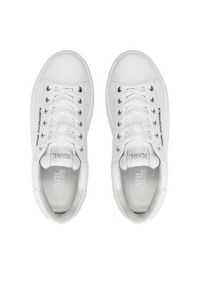 Karl Lagerfeld - KARL LAGERFELD Sneakersy KL62525N Biały. Kolor: biały. Materiał: skóra #4