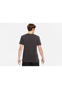 Koszulka sportowa męska Nike Air Jordan Dri-fit. Kolor: szary. Długość rękawa: krótki rękaw. Technologia: Dri-Fit (Nike). Długość: krótkie. Sport: fitness #2