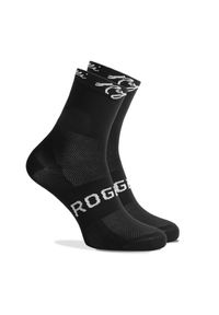 ROGELLI - Skarpetki rowerowe damskie Rogelli Q-SKIN antybakteryjne z bezszwową piętą. Kolor: czarny, biały, wielokolorowy