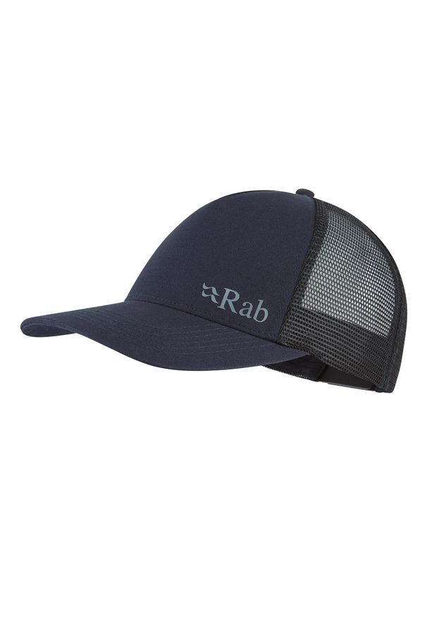 Czapka z daszkiem bawełniana Rab Trucker Logo Cap. Kolor: szary. Materiał: bawełna
