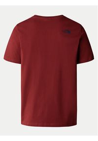 The North Face T-Shirt Rust 2 NF0A87NW Czerwony Regular Fit. Kolor: czerwony. Materiał: bawełna