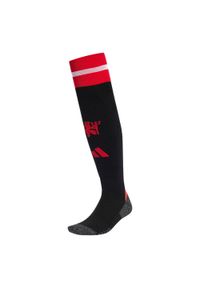 Adidas - Getry Manchester United 24/25 Home. Kolor: czarny. Materiał: materiał
