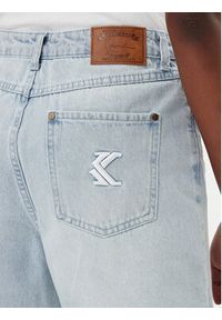 Karl Kani Szorty jeansowe Og Slit 6110098 Niebieski Relaxed Fit. Kolor: niebieski. Materiał: bawełna