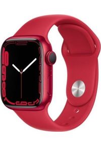 APPLE - Smartwatch Apple Watch 7 GPS 41mm + Cellular Czerwony (MKHV3WB/A). Rodzaj zegarka: smartwatch. Kolor: czerwony