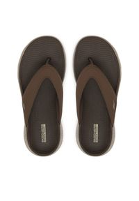 skechers - Japonki Skechers. Kolor: brązowy #1