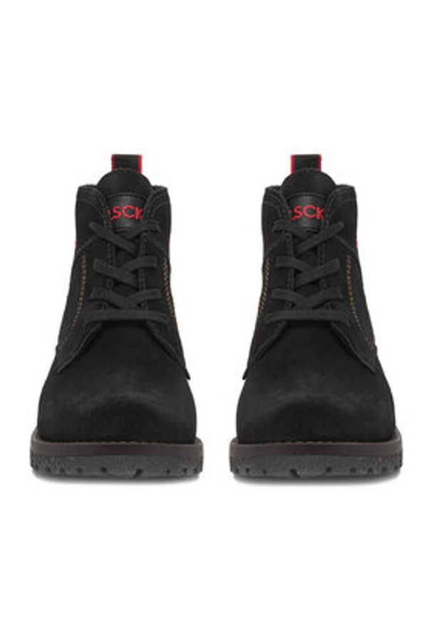 Lasocki Trzewiki CEO-WI16-GIRO-08 Czarny. Kolor: czarny. Materiał: zamsz, skóra