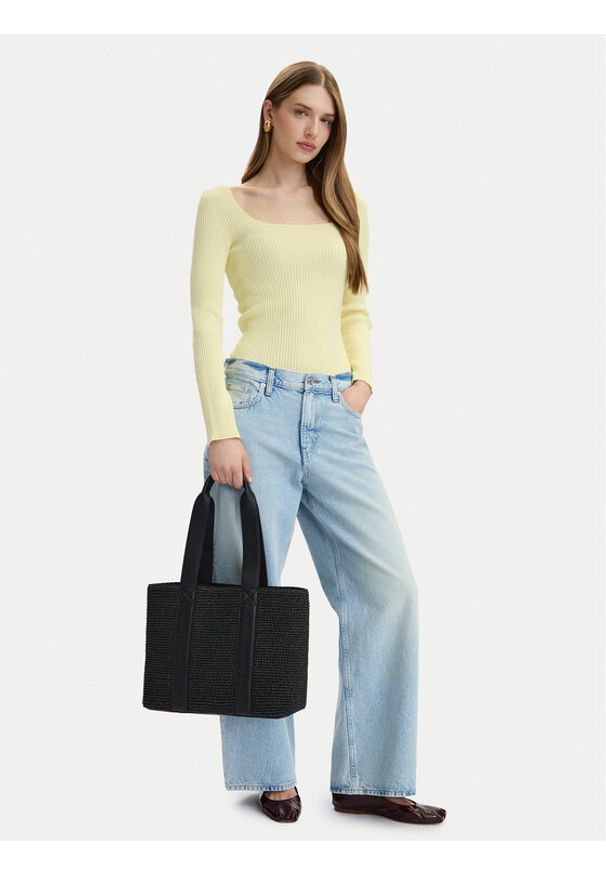 Hugo - HUGO Torebka 50563016 Czarny. Kolor: czarny. Materiał: skórzane