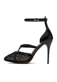 Badura Szpilki EO-AMIRA-LT519-1 Czarny. Kolor: czarny. Materiał: skóra, lakier. Obcas: na szpilce #5