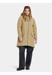 Didriksons Parka Marta-Lisa Wns Prk 2 504823 Beżowy Regular Fit. Kolor: beżowy. Materiał: syntetyk #5