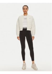 Calvin Klein Jeans Kurtka bomber J20J223871 Écru Regular Fit. Materiał: syntetyk