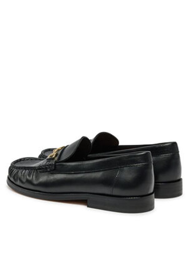 TOMMY HILFIGER - Tommy Hilfiger Mokasyny Soft Leather Horsebit Loafer FW0FW08414 Czarny. Kolor: czarny. Materiał: skóra