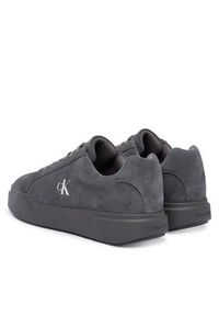 Calvin Klein Sneakersy Chunky Laceup Su YM0YM01453 Szary. Kolor: szary. Materiał: zamsz, skóra #4