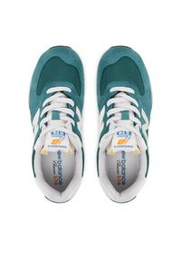 New Balance Sneakersy GC574VPG Zielony. Kolor: zielony. Materiał: skóra, zamsz. Model: New Balance 574 #6