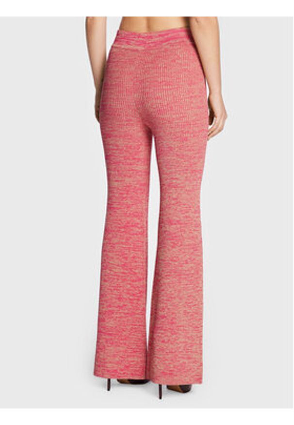Remain Spodnie dzianinowe Soleima Knit RM1678 Różowy Slim Fit. Kolor: różowy. Materiał: wiskoza