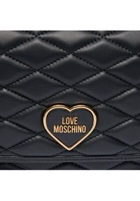 Love Moschino - LOVE MOSCHINO Torebka JC4136PP1IL1000A Czarny. Kolor: czarny. Materiał: skórzane