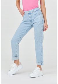 7 FOR ALL MANKIND Jasne jeansy damskie Relaxed Skinny. Kolor: niebieski #1