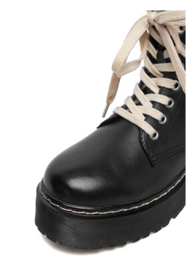 DeeZee Trzewiki 11929-24 Czarny. Kolor: czarny. Materiał: syntetyk, materiał