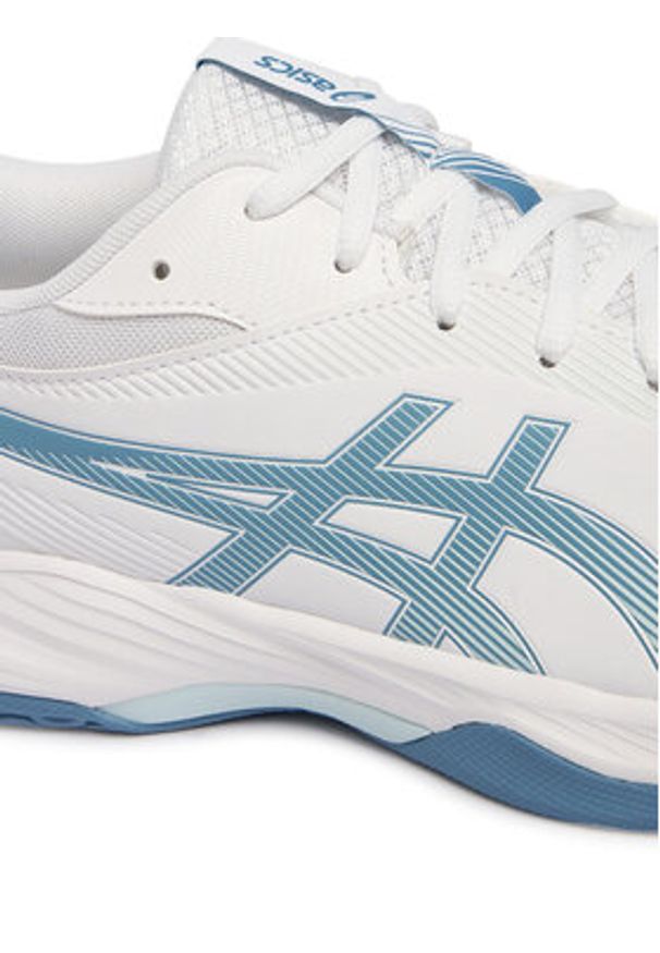 Asics Buty halowe Gel-Task 4 1071A103 Biały. Kolor: biały. Materiał: skóra