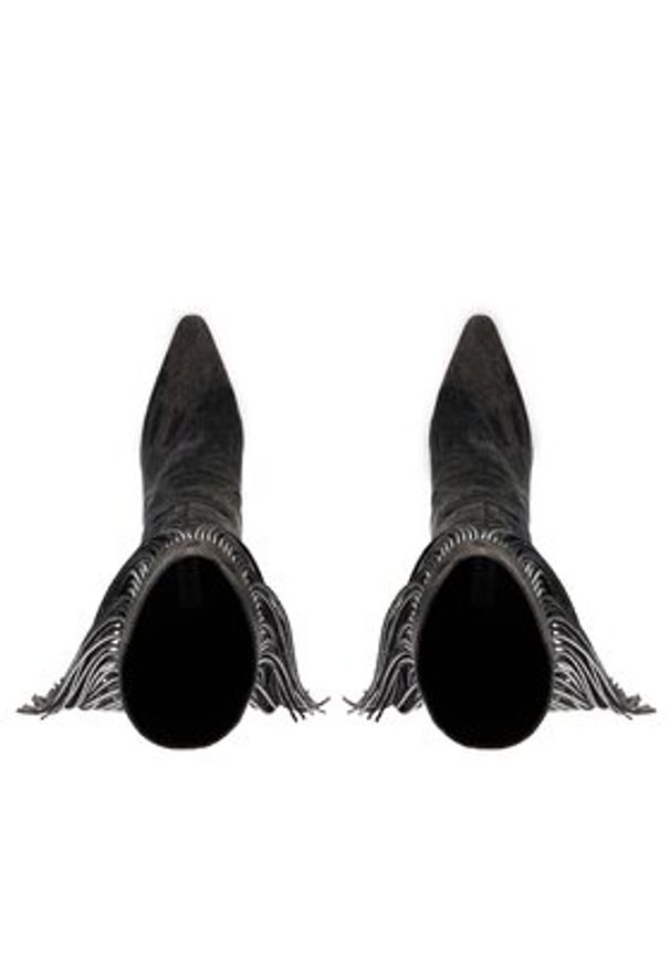 Steve Madden Kowbojki Delray Bootie SM11002946-04004-024 Czarny. Kolor: czarny. Materiał: materiał