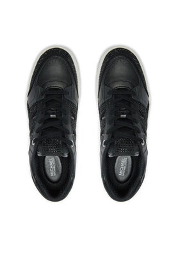 MICHAEL Michael Kors Sneakersy Rebel 43T4RBFS1D Czarny. Kolor: czarny. Materiał: skóra