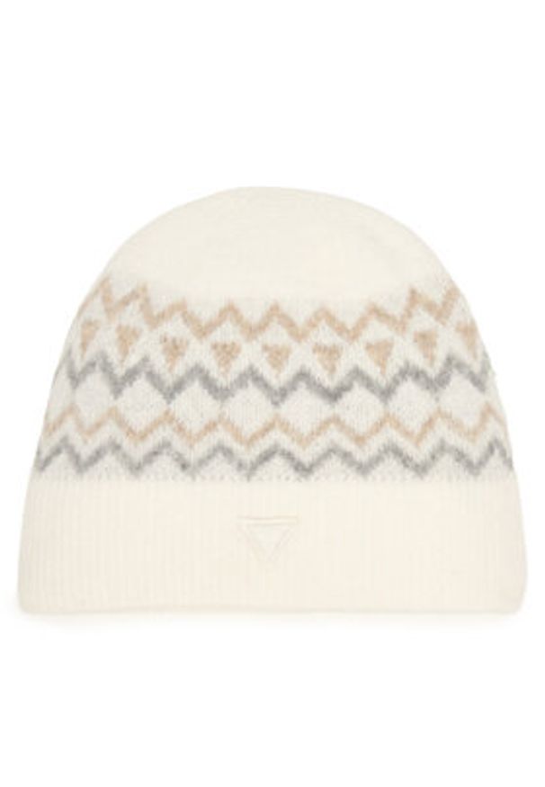 Guess Zestaw Szalik i Czapka M4PZ60 Z3LQ0 Écru. Kolor: kremowy. Materiał: materiał