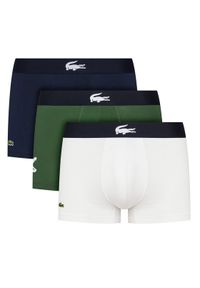 Lacoste Komplet 3 par bokserek 5H1291 Kolorowy. Materiał: bawełna. Wzór: kolorowy
