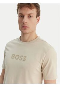 BOSS T-Shirt TS_Terrace Logo 50559361 Beżowy Regular Fit. Kolor: beżowy. Materiał: bawełna #2