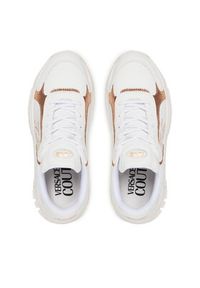 Versace Jeans Couture Sneakersy 79VA3SV6 Biały. Kolor: biały. Materiał: skóra #6