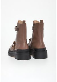 Pinko - Trapery damskie skórzane Mia 19 PINKO. Materiał: skóra #3