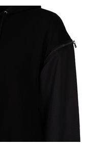Les Hommes Bluza "Detachable" | LBH1000700F | Mężczyzna | Czarny. Okazja: na co dzień. Kolor: czarny. Materiał: bawełna, poliester. Styl: casual #5