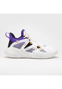 TARMAK - Buty do koszykówki dla kobiet i mężczyzn Tarmak NBA 900 MID-3 Los Angeles Lakers. Materiał: kauczuk. Szerokość cholewki: normalna. Sport: koszykówka