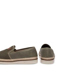 Rieker Espadryle B2366-54 Khaki. Kolor: brązowy. Materiał: materiał #5