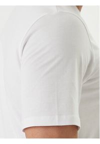 Jack & Jones T-Shirt Corp Logo 12137126 Biały Slim Fit. Kolor: biały. Materiał: bawełna #4