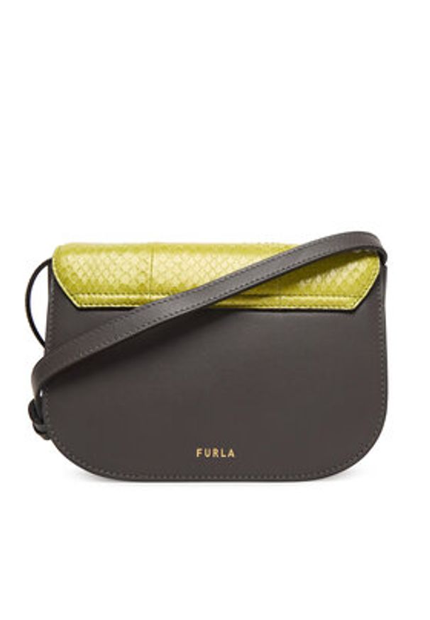 Furla Torebka Sfera Mini WB01737 BX4280 IT 4498S Żółty. Kolor: żółty. Materiał: skórzane