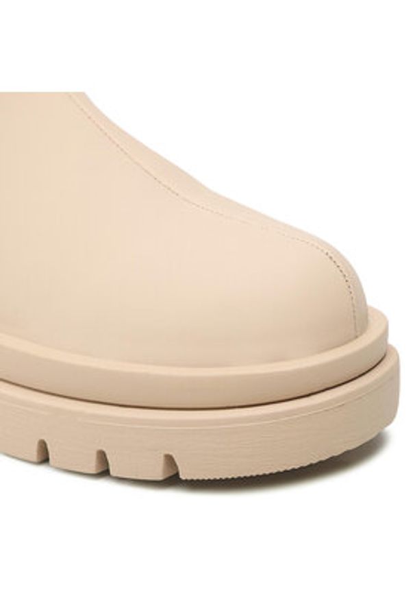 DeeZee Botki WS2601-01 Beżowy. Kolor: beżowy