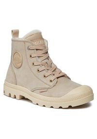 Palladium Trapery Pampa Hi Zip Wl 95982-271-M Beżowy. Kolor: beżowy. Materiał: skóra