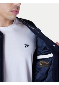 New Era Kurtka bomber Yankees MLB Floral 60596332 Granatowy Regular Fit. Kolor: niebieski. Materiał: wełna #5