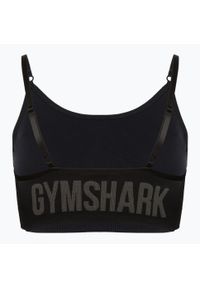 GYM SHARK - Biustonosz treningowy Gymshark Flex Strappy Sports. Kolor: czarny