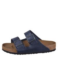 Klapki męskie Birkenstock 1027033. Zapięcie: klamry. Kolor: wielokolorowy. Materiał: materiał. Szerokość cholewki: normalna. Sport: turystyka piesza, pływanie, fitness