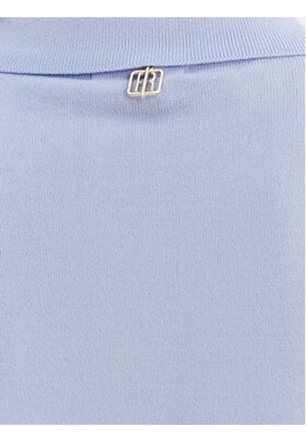 Fracomina Sweter FR26ST7003K524R9 Błękitny Regular Fit. Kolor: niebieski. Materiał: syntetyk