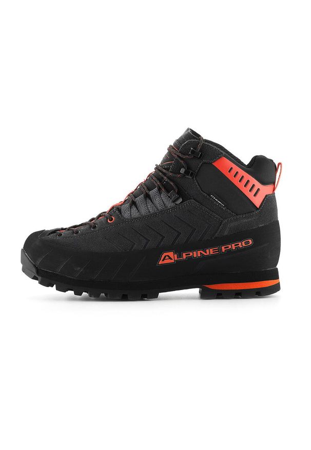 ALPINE PRO - Buty wysokie trekkingowe unisex Alpine Pro None Vibram. Kolor: szary. Styl: sportowy. Sport: turystyka piesza