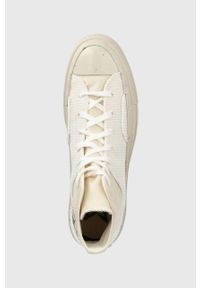 Converse trampki CHUCK 70 kolor beżowy. Nosek buta: okrągły. Zapięcie: sznurówki. Kolor: beżowy. Materiał: guma, włókno