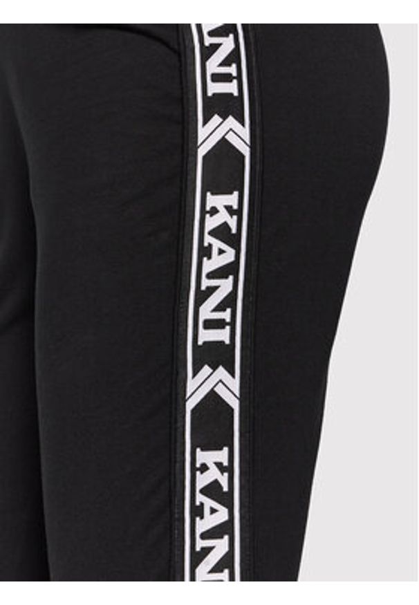 Karl Kani Legginsy Tape 6104721 Czarny Slim Fit. Kolor: czarny. Materiał: bawełna