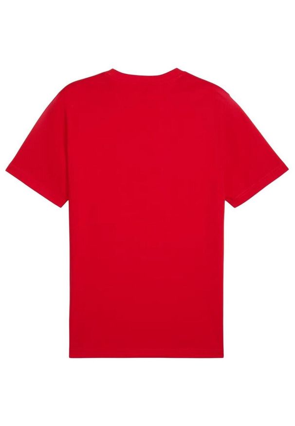 Puma - T-shirt Męski Logo ESS No.1. Kolor: czerwony. Sport: turystyka piesza